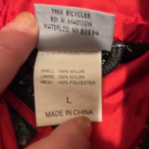 Trek biking rain jacket unisex size large - Picture 4 of 9